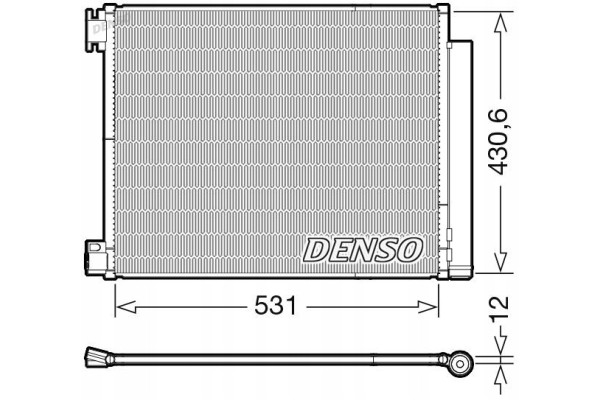 DENSO DCN23039 Condenser air conditioning Part manufacturer Denso