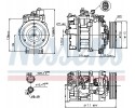 COMPRESSOR AIR CONDITIONING COMPRESSOR 89223 NISSENS Quality of parts according to GVO Q original with factory logo OEM OES