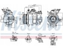 Compressor air conditioning NISSENS 890793 Part manufacturer Nissens