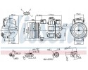COMPRESSOR AIR CONDITIONING COMPRESSOR 890645 NISSENS Catalog number of substitutes ACAUTO AC 01DN210 ACAUTO AC 02DN03 Y ACAUTO 