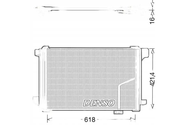 CONDENSER AIR CONDITIONING COOLER WITH DEHUMIDIFIER
