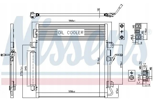 CONDENSER AIR CONDITIONING COOLER WITH DEHUMIDIFIER Catalog number of substitutes ABAKUS 023 016 0010 AHE 43675 AKS DASIS 522089