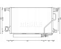 Air conditioning coolers condensation MAHLE AC 662 000S