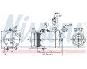 COMPRESSOR AIR CONDITIONING COMPRESSOR 89034 NISSENS BMW Version European