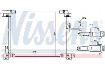 CONDENSER AIR CONDITIONING COOLER 940616 NISSENS Catalog number of the part 940616