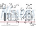 COMPRESSOR AIR CONDITIONING COMPRESSOR 89087 NISSENS Car type cargo vans