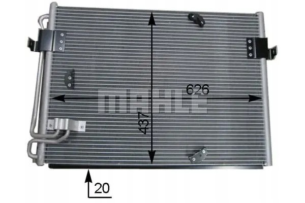 CONDENSER AIR CONDITIONING COOLER AC 174 000S MAHLE Packaging status original