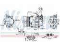 Compressor air conditioning NISSENS 89336 Part manufacturer Nissens