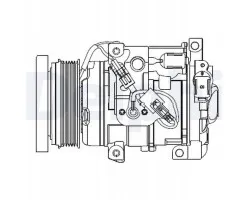 Compresor Delphi CS20508 para aire acondicionado