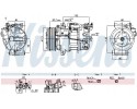 COMPRESSOR AIR CONDITIONING COMPRESSOR 891042 NISSENS Packaging status original