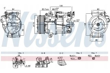 COMPRESSOR AIR CONDITIONING COMPRESSOR 891042 NISSENS Packaging status original