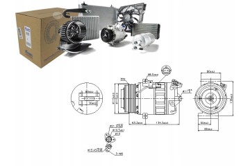 Nissens 89313 Compressor air conditioning EAN GTIN 5707286356825