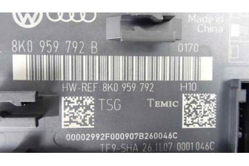 8K0959792B  MODULO CONFORT AUDI A4 BERLINA (8K2) Básico 2007 8K0959792B 171290 AUDI - 1