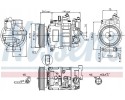 COMPRESSOR AIR CONDITIONING COMPRESSOR 89415 NISSENS Car type passenger cars
