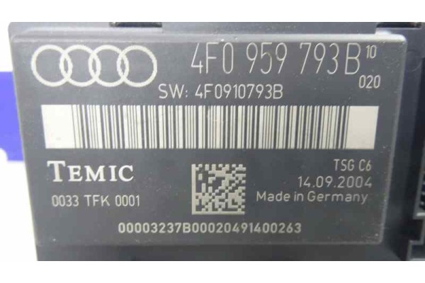 4F0959793B  MODULO ELECTRONICO AUDI A6 BERLINA (4F2) 2.0 TDI 2005 4F0959793B 172443 AUDI - 2