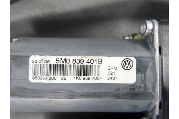 5M0839401B ELEVALUNAS TRASERO IZQUIERDO VOLKSWAGEN GOLF PLUS V (5M1)