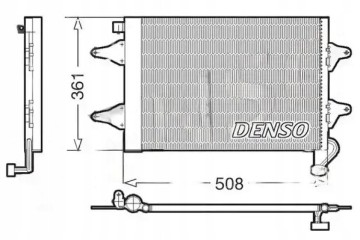 CONDENSER AIR CONDITIONING COOLER WITH DEHUMIDIFIER