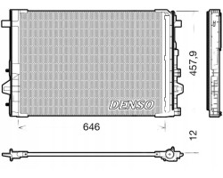 CONDENSER AIR CONDITIONING COOLER DCN17059 DENSO