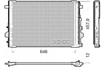 CONDENSER AIR CONDITIONING COOLER DCN17059 DENSO