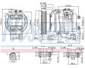 Air conditioning compressors NISSENS compressor 890017 Part manufacturer Nissens