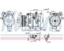 COMPRESSOR AIR CONDITIONING COMPRESSOR 890614 NISSENS Catalog number of substitutes ACAUTO AC 01HA085 ACAUTO AC 03XX01 ACAUTO AC
