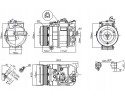 AIR CONDITIONING COMPRESSOR MERCEDES C C204 C T MODEL