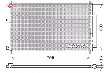 DENSO HONDA AIR CONDITIONING COOLER Product weight with unit packaging 11 kg