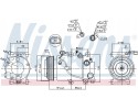 Air conditioning compressors NISSENS 890174 compressor Catalog number of the original HYUNDAI 977013R000 HYUNDAI 977013V110 HYUN