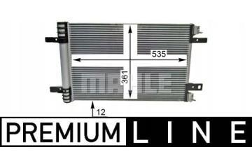 CONDENSER AIR CONDITIONING COOLER AC 886 000P MAHLE Catalog number of the part AC 886 000P