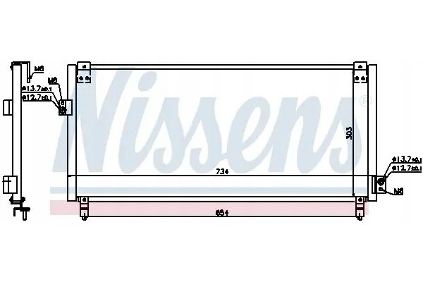 CONDENSER AIR CONDITIONING COOLER 94365 NISSENS Catalog number of substitutes A Z Meisterteile AZMT 45 030 1284 ABAKUS 009 016 0