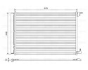 CONDENSER AIR CONDITIONING COOLER 814468 VALEO Packaging status original