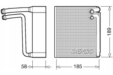 AIR CONDITIONING EVAPORATOR DEV09025 DENSO Packaging status original