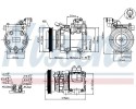 COMPRESSOR AIR CONDITIONING COMPRESSOR 89082 NISSENS Catalog number of substitutes ACAUTO AC 01HA004 ACAUTO AC 03XX05 ACAUTO AC 
