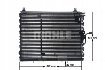 CONDENSER AIR CONDITIONING COOLER AC 150 000S MAHLE Quality of parts according to GVO Q original with factory logo OEM OES