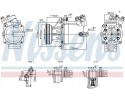 COMPRESSOR AIR CONDITIONING 890950 NISSENS Packaging status original
