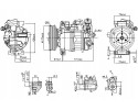 AIR CONDITIONING COMPRESSOR MERCEDES A W176 B SPORTS TOURER W246 W242 Part manufacturer Nissens