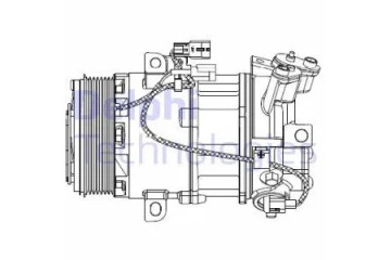 COMPRESSOR AIR CONDITIONING COMPRESSOR CS20550 DELPHI Packaging status original