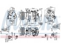 Compressor air conditioning NISSENS 89550 Part manufacturer Nissens