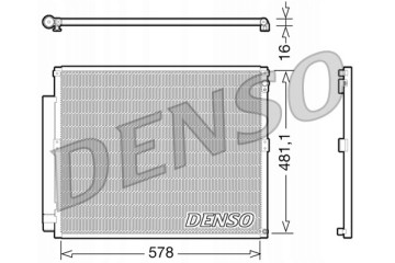 Condenser air conditioning DENSO DCN50017 Part manufacturer Denso