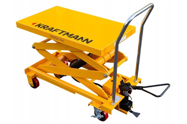 Scissor platform table trolley mobile hydraulic table 150cm 500kg Product weight 124 kg