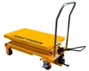 Carretilla plataforma tijera móvil hidráulica 150cm 500kg