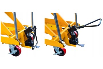 Carretilla plataforma tijera móvil hidráulica 150cm 500kg