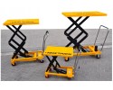 Carretilla plataforma tijera móvil hidráulica 150cm 500kg