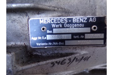 GEARBOX MERCEDES SPRINTER 901 2 3D 711603 Car type passenger cars