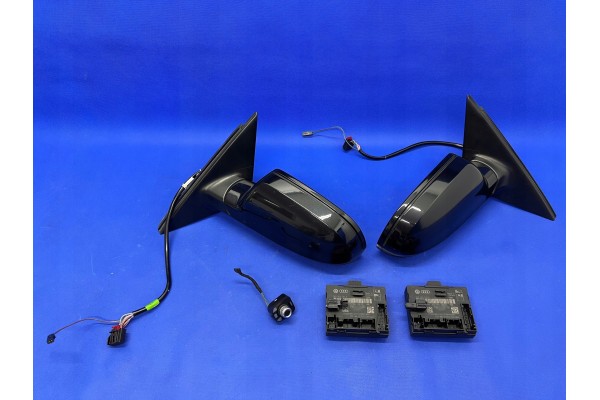 AUDI A4 B8 FOLDING MIRRORS RIGHT 10 2 PIN LEFT 14 2 PIN LZ9Y SET UK
