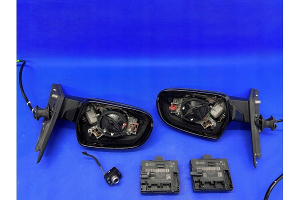 AUDI A4 B8 FOLDING MIRRORS RIGHT 10 2 PIN LEFT 14 2 PIN LZ9Y SET UK Part manufacturer Audi OE
