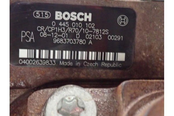 MOTOR PUMP 9H01 9HZ CITROEN C4 GRAND PICASSO AND 1 6 HDI 109KM 09R FV Catalog number of the original WERSJA EUROPEJSKA EUROPA EU