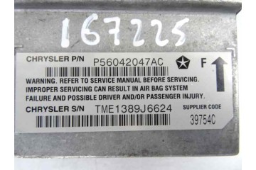 P56042047AC CENTRALITA AIRBAG JEEP GRAND CHEROKEE (WJ/WG) 3.1 TD Laredo 1999 P56042047AC 167225 JEEP - 1