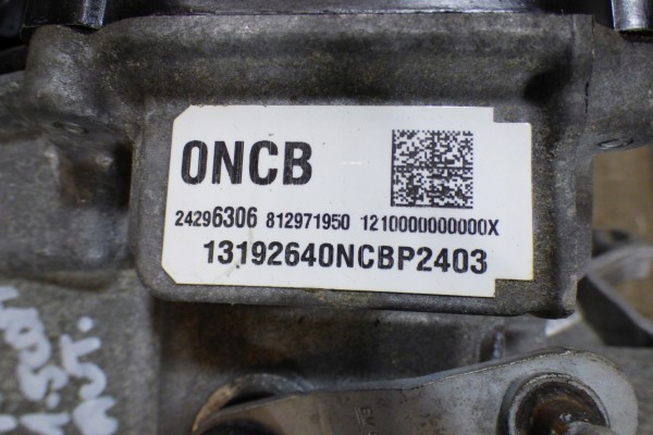 gearbox ONCB 24296306 automatic stbdb OPEL ASTRA K V 1 5 CDTI Transmission type automatic