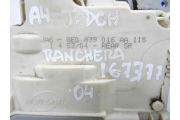 8E0839016AA CERRADURA PUERTA TRASERA DERECHA AUDI A4 AVANT (8E) 3.0 TDI Quattro 2005 8E0839016AA 167377 AUDI - 1